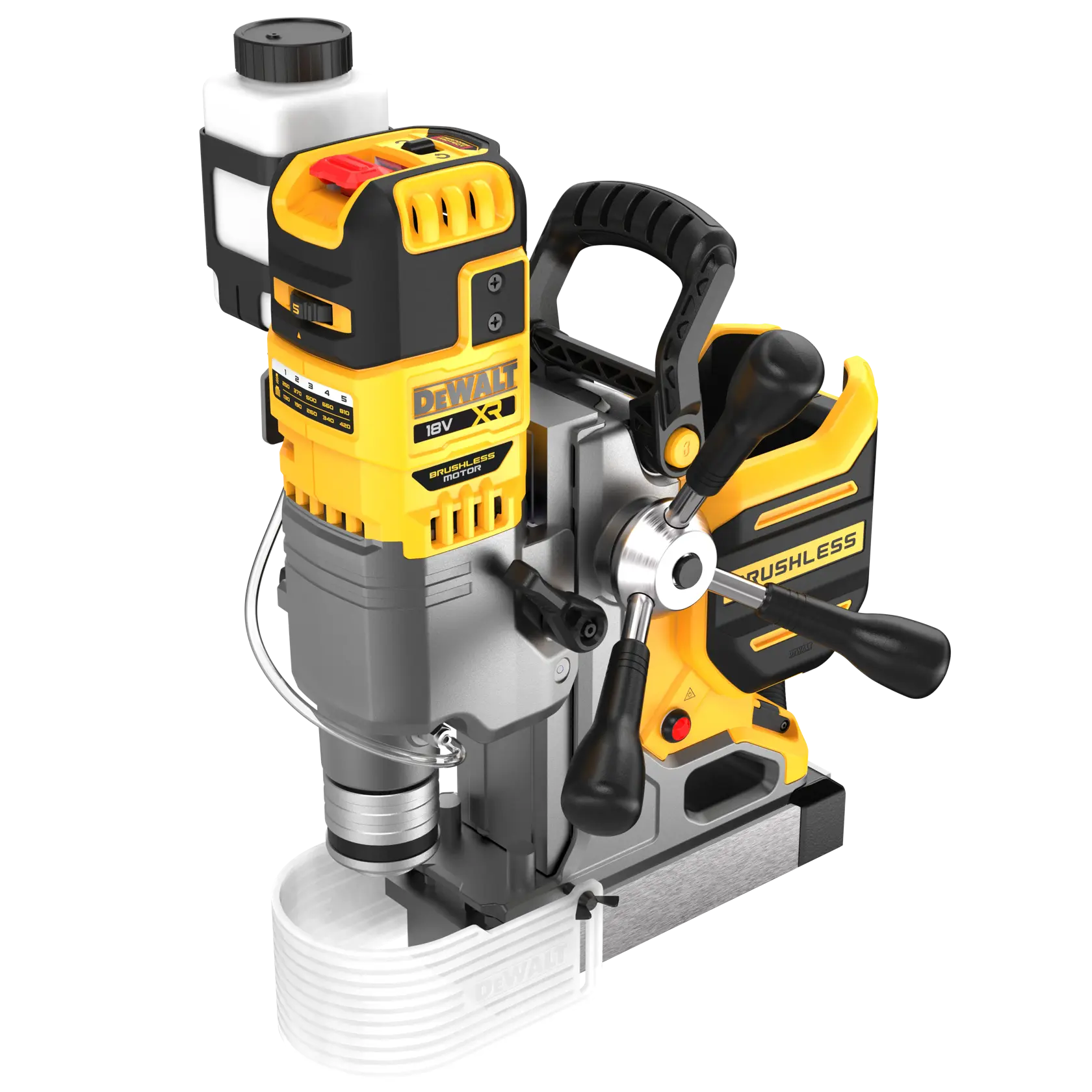 18V XR® magnetická stojanová vrtačka s bezuhlíkovým motorem (pouze nářadí)
