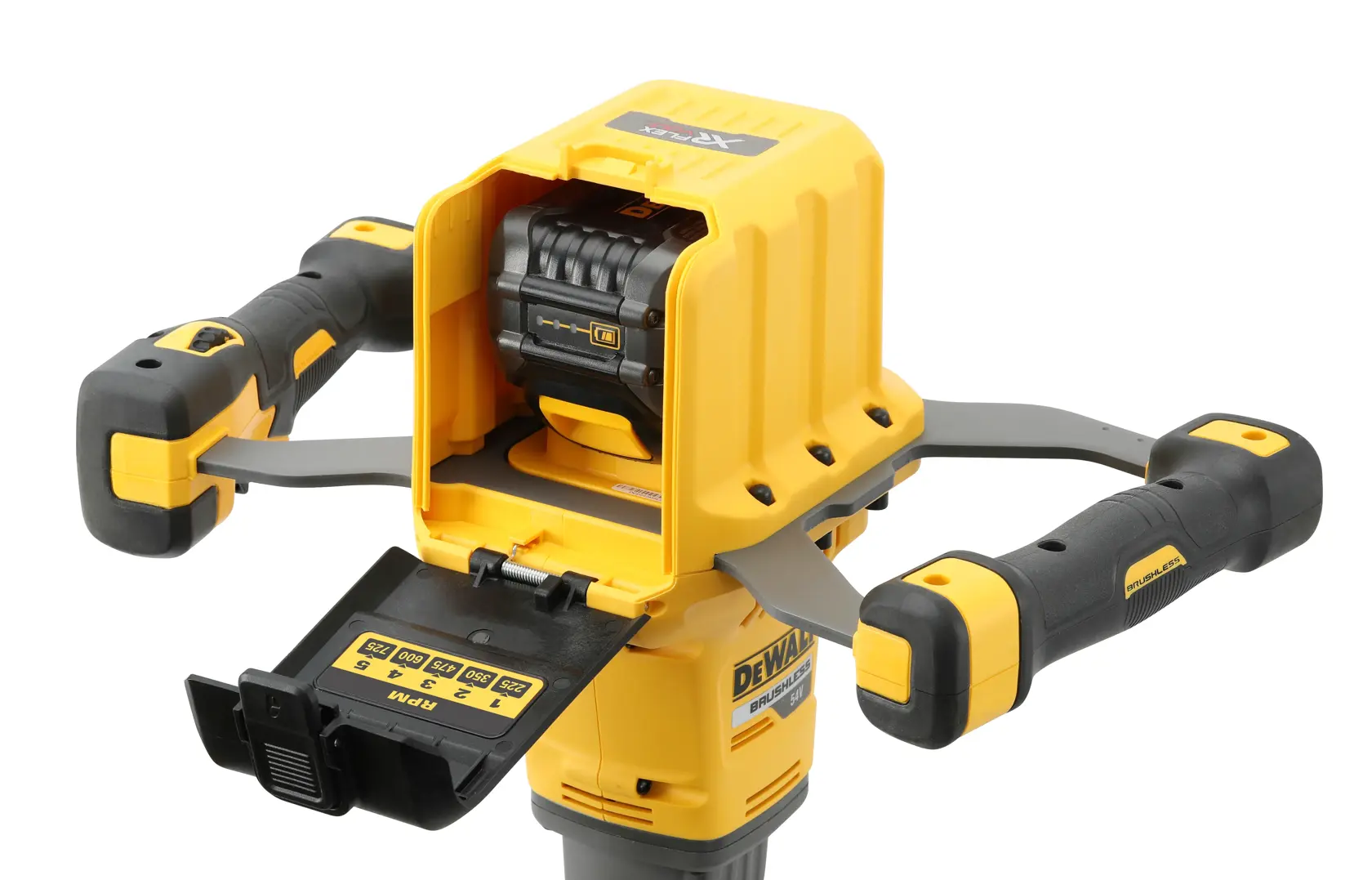 Lopatkové míchadlo 54 V XR FLEXVOLT - 2 × 9 Ah