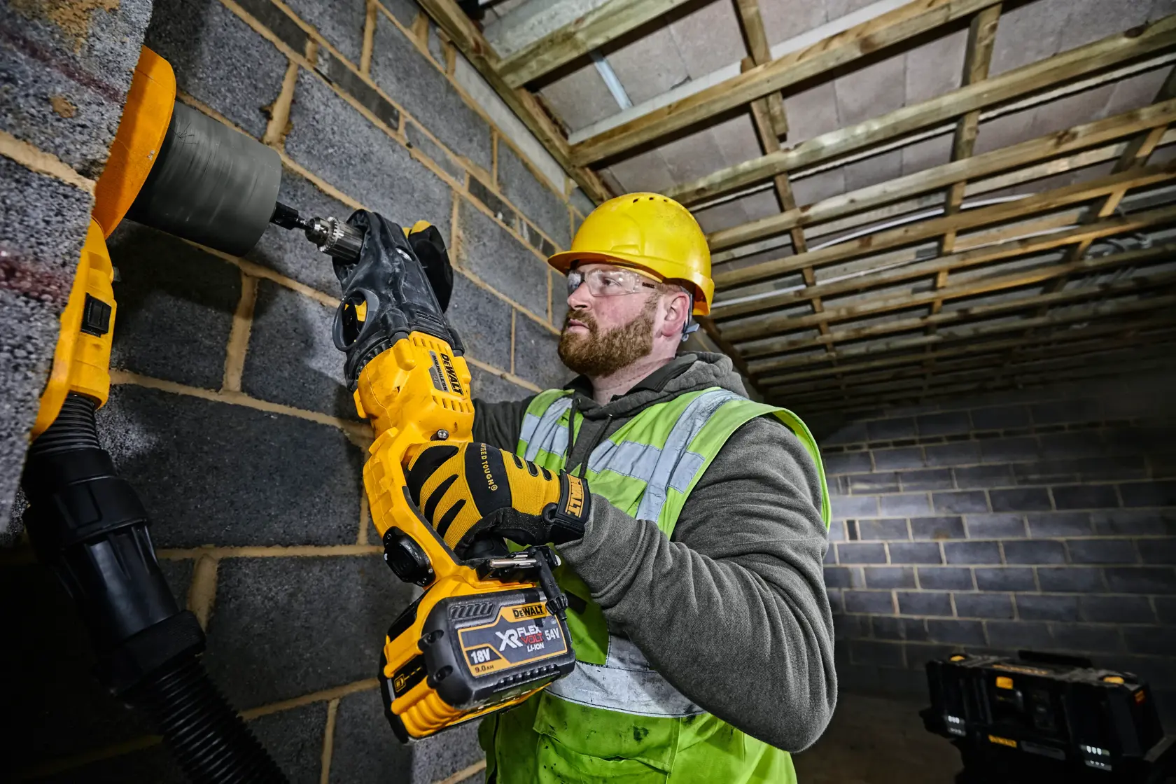 Pravoúhlá vrtačka 54 V XR FLEXVOLT - Bez baterie