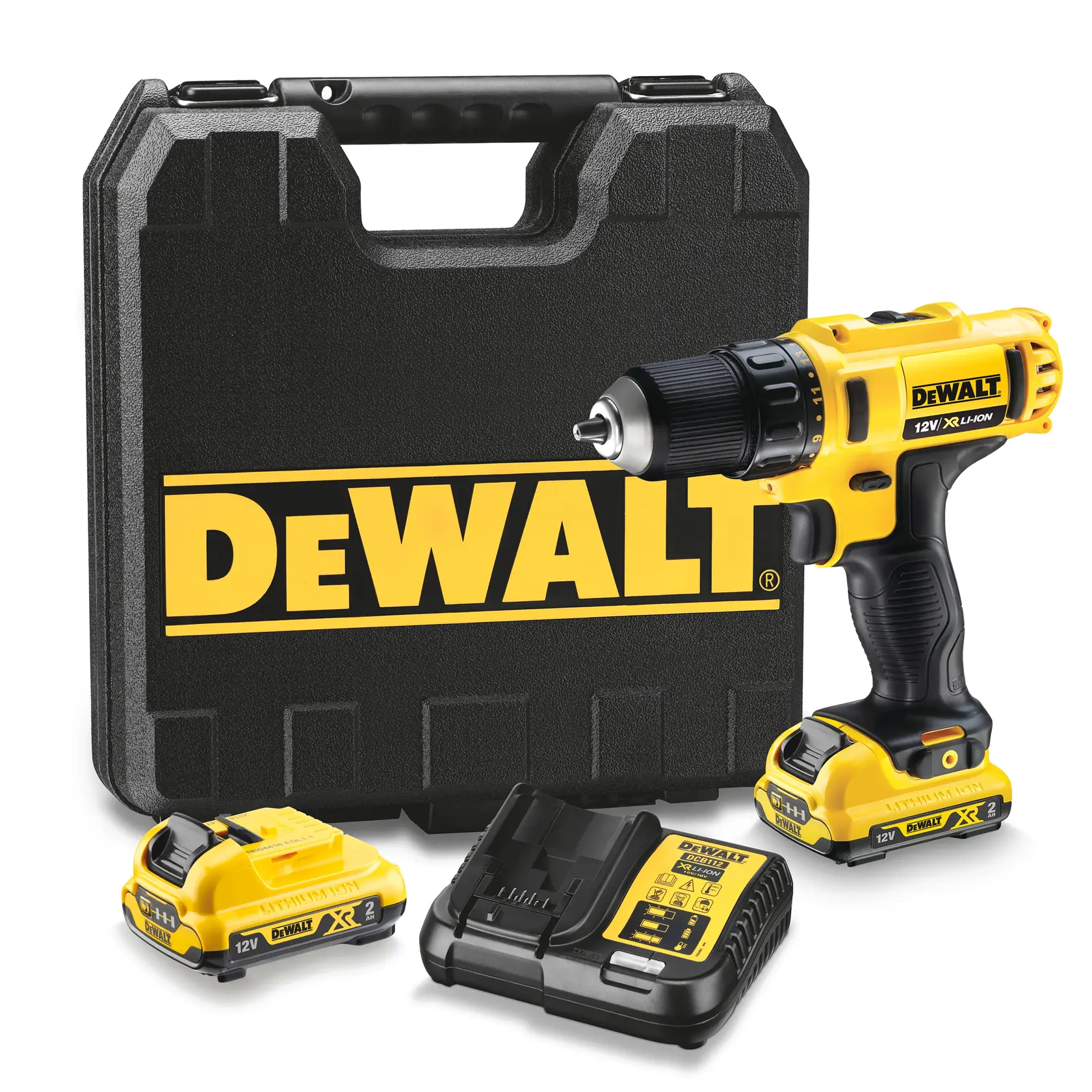 12V XR® vrtačka - 2x 2Ah akumulátor