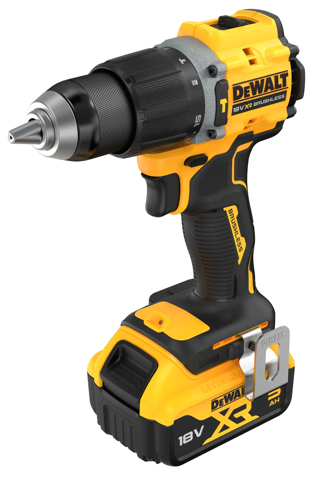 Kompaktní příklepový vrtačka s bezuhlíkovým motorem 18V XR - 2 x 5 Ah