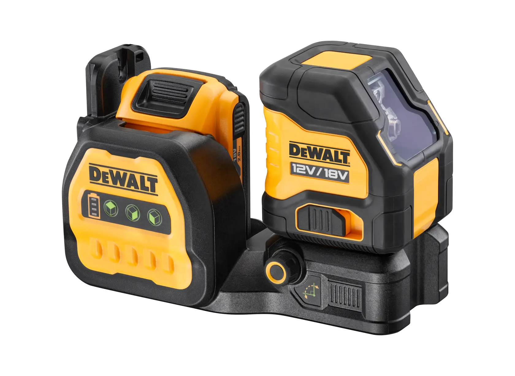 12/18V sada křížového laseru se zeleným paprskem