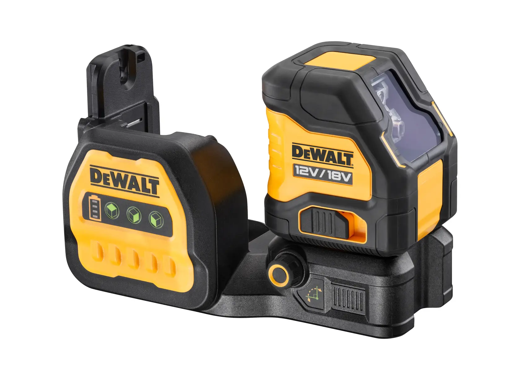12V/18V XR® kompaktní křížový laser se zeleným paprskem 3 x 360° (pouze nářadí)