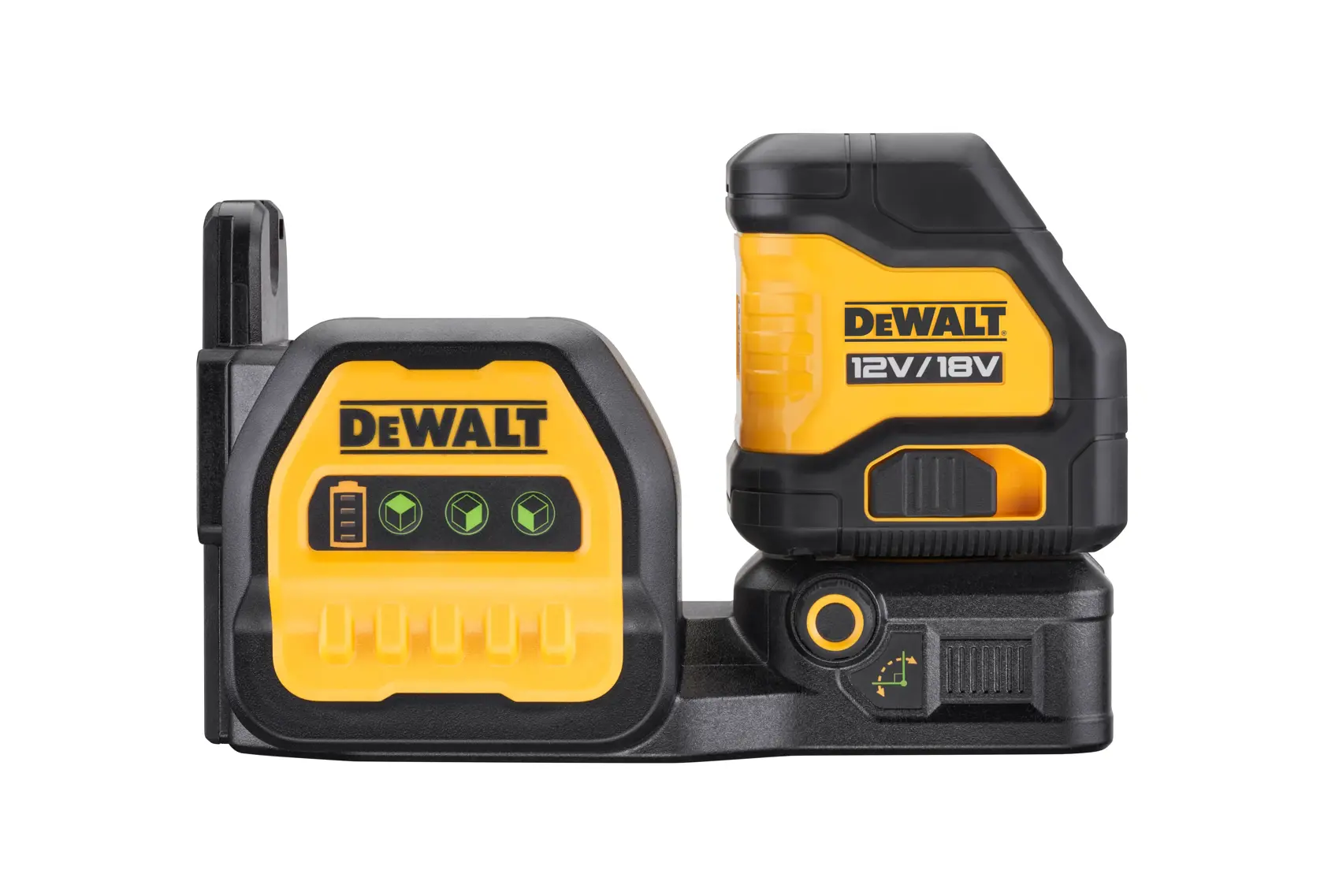 12V/18V XR® kompaktní křížový laser se zeleným paprskem 3 x 360° (pouze nářadí)