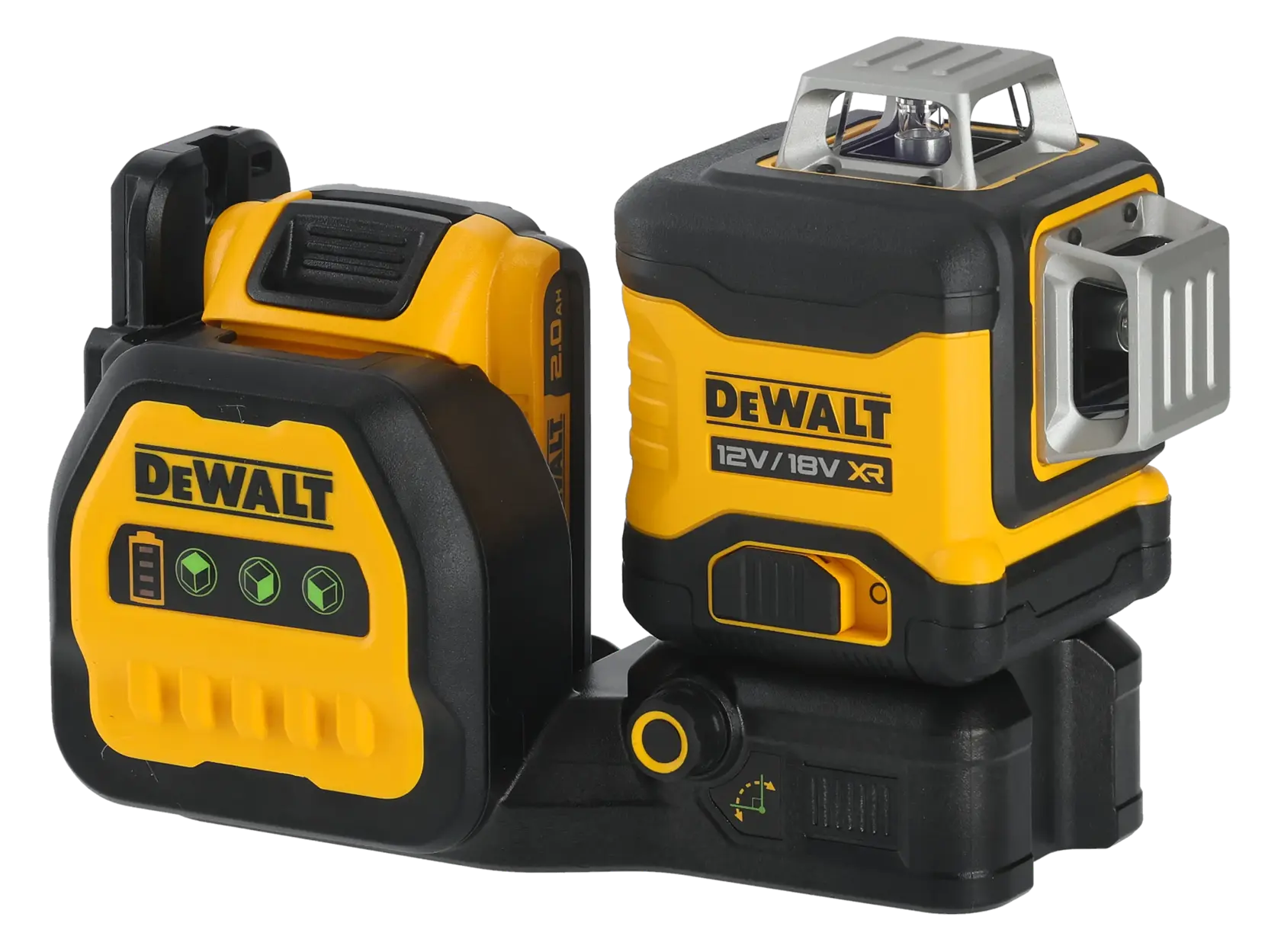 12V / 18V XR 3 X 360 Green Cross Line Laser - 1 X 2Ah