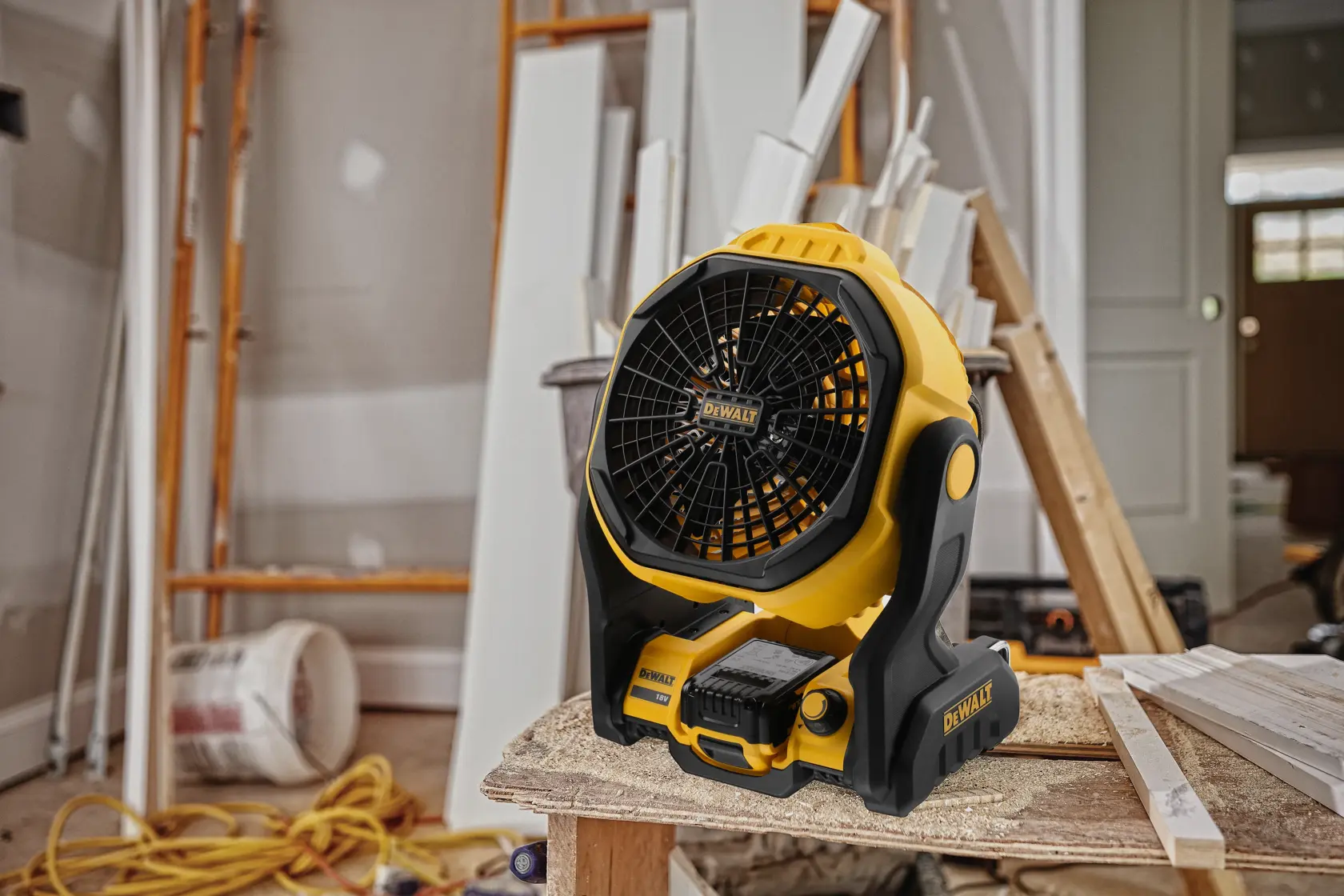 Ventilátor 18V XR na staveniště - samotný stroj