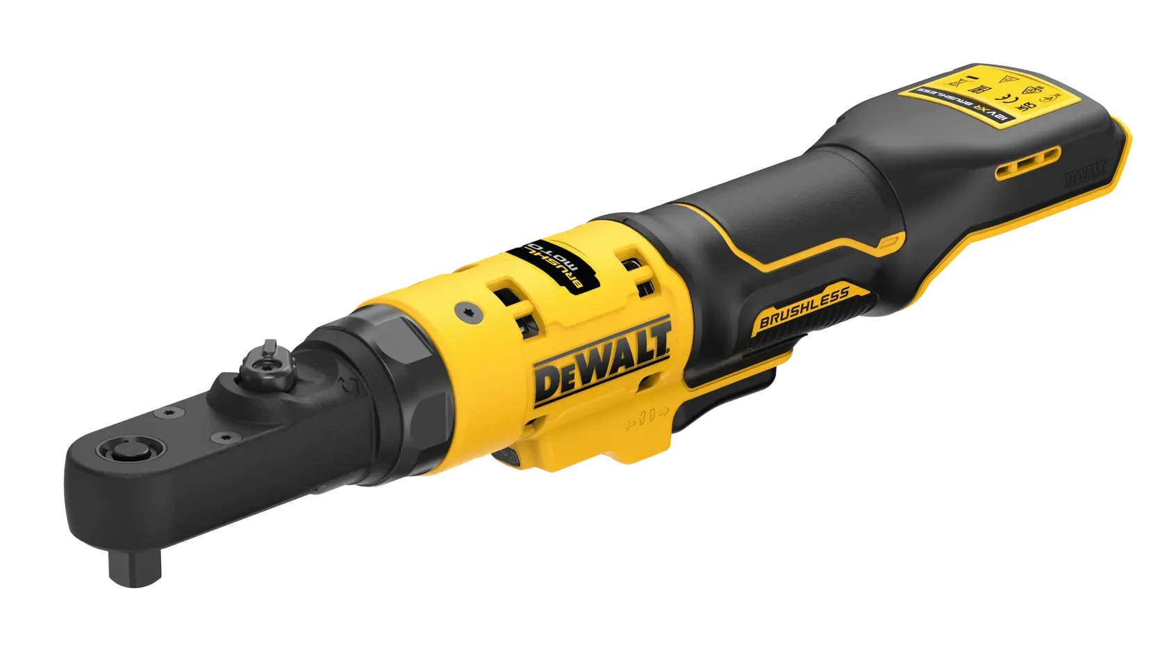 12V XR ráčna 3/8" & 1/4"" s utěsněnou hlavou, s bezuhlíkovým motorem - bez akumulátoru