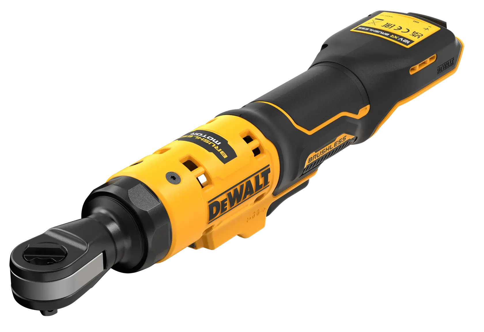 12V XR ráčna 3/8 s bezuhlíkovým motorem bez akumulátoru a nabíječky