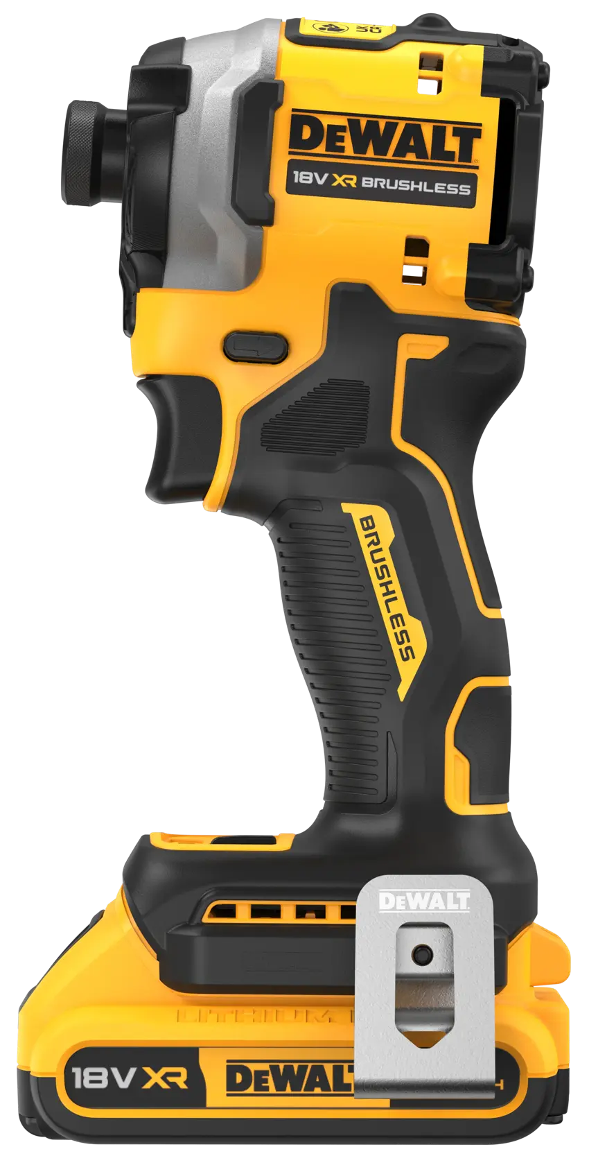 18V XR® kompaktní rázový šroubovák s bezuhlíkovým motorem - 2x 2Ah