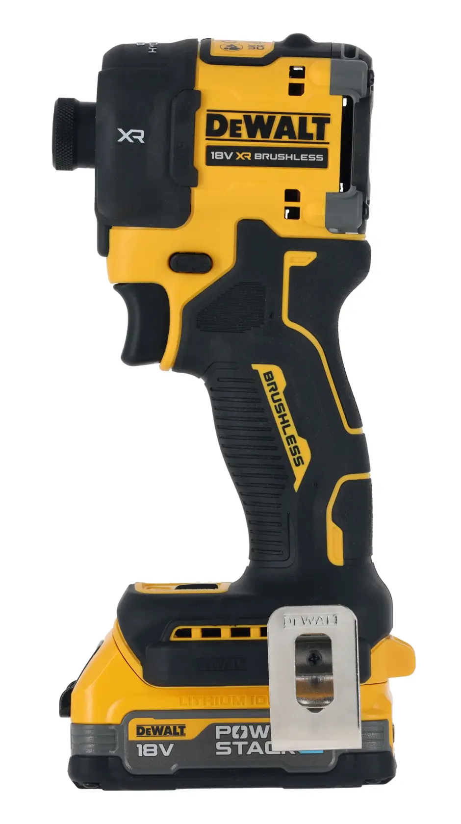 18V XR Bezuhlíkový hydraulický rázový utahovák - 2 X 1,7Ah akumulátor POWERSTACK