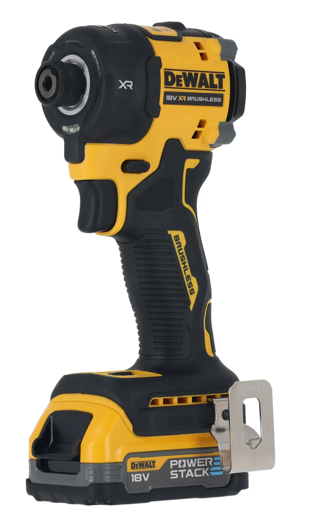 18V XR Bezuhlíkový hydraulický rázový utahovák - 2 X 1,7Ah akumulátor POWERSTACK