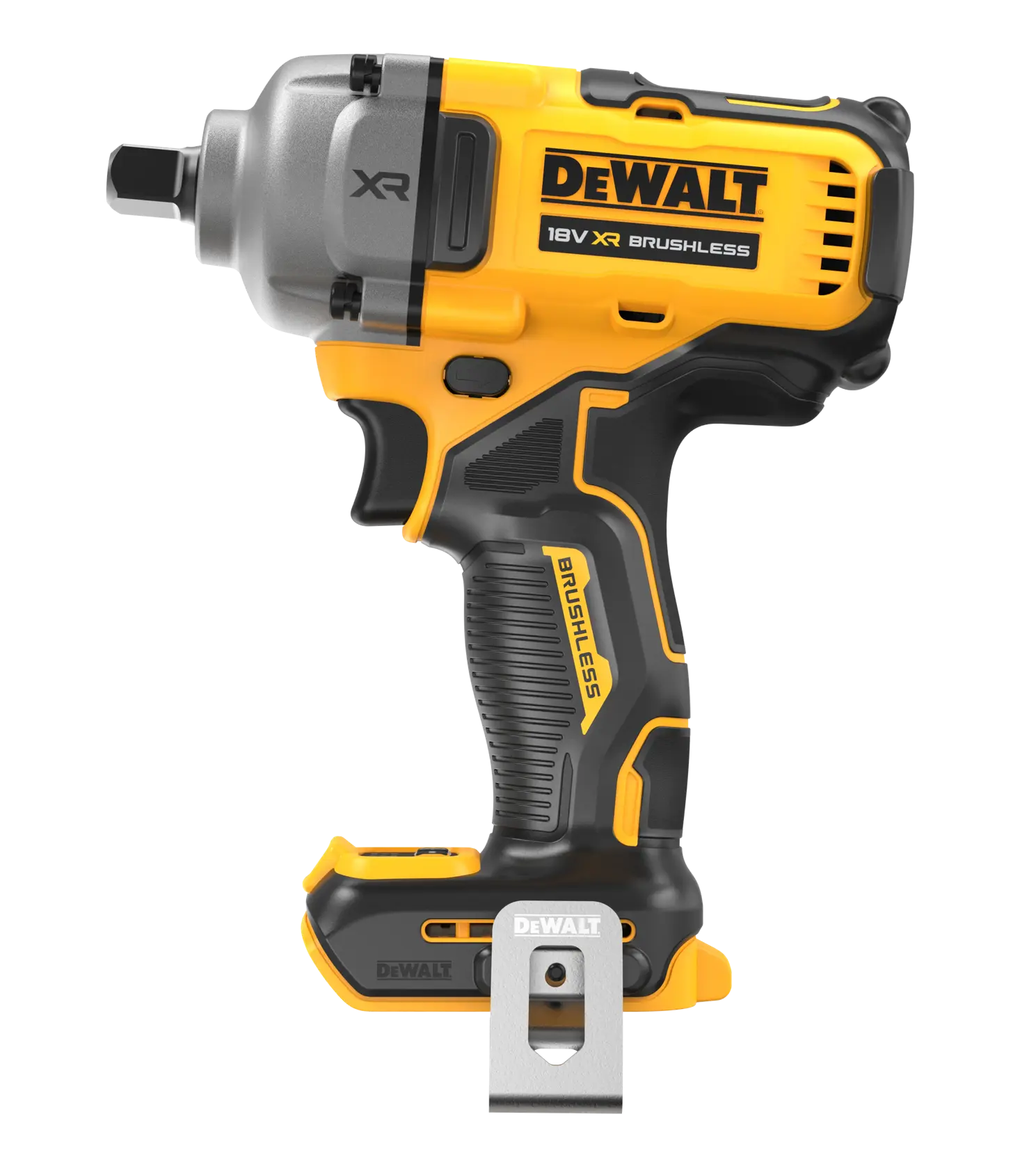 18V XR® 1/2" rázový utahovák se středním utahovacím momentem, bezuhlíkovým motorem a dorazovým kolíkem (pouze nářadí)