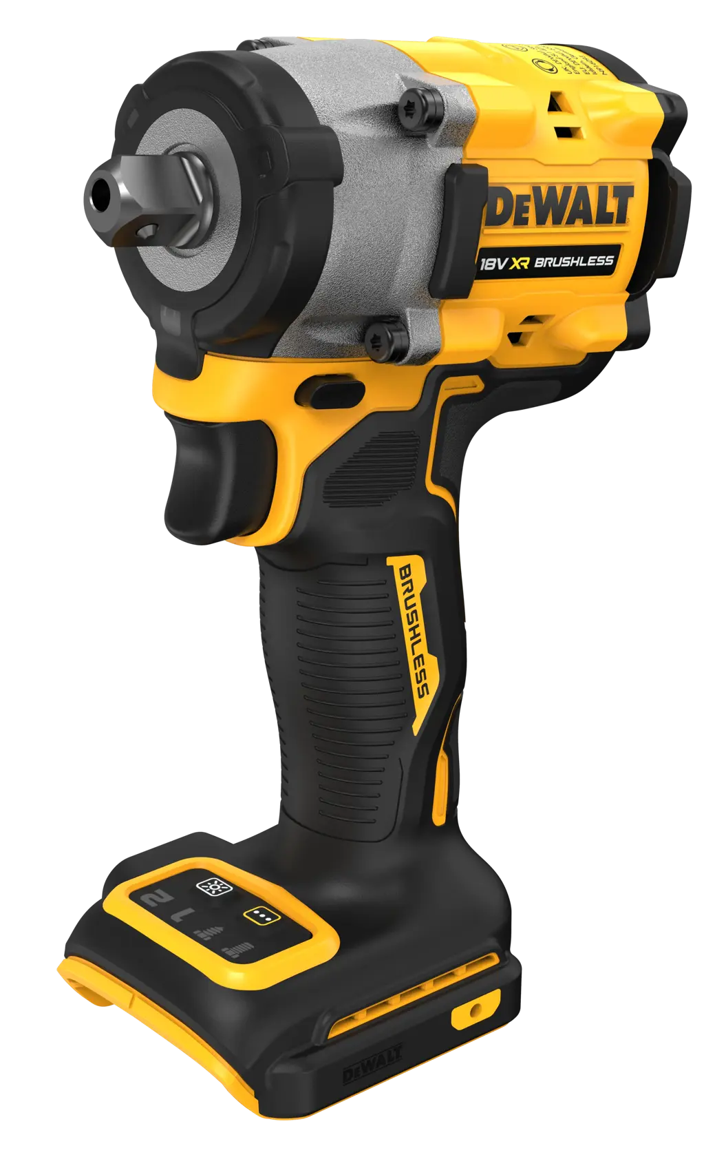18V XR® 1/2" kompaktní rázový utahovák s bezuhlíkovým motorem a dorazovým kolíkem (pouze nářadí)