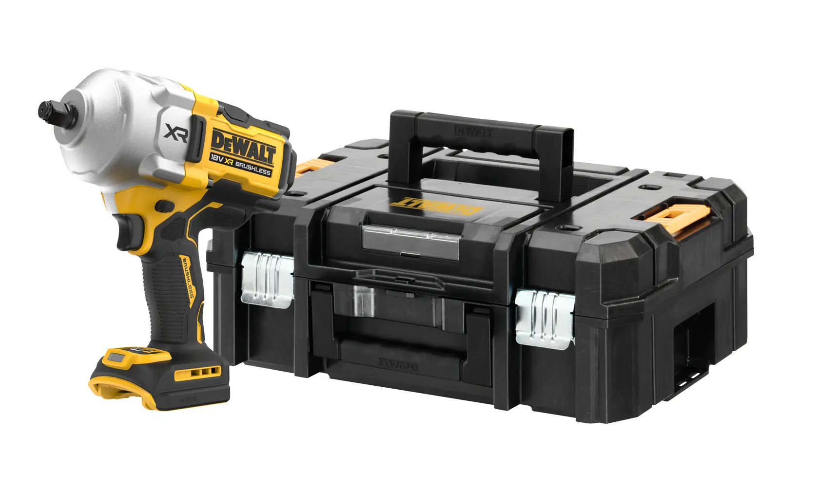 DEWALT impact wrench, Photography, DCF961N, DCF961N-XJ. Yellow/black, cordless tool shown.