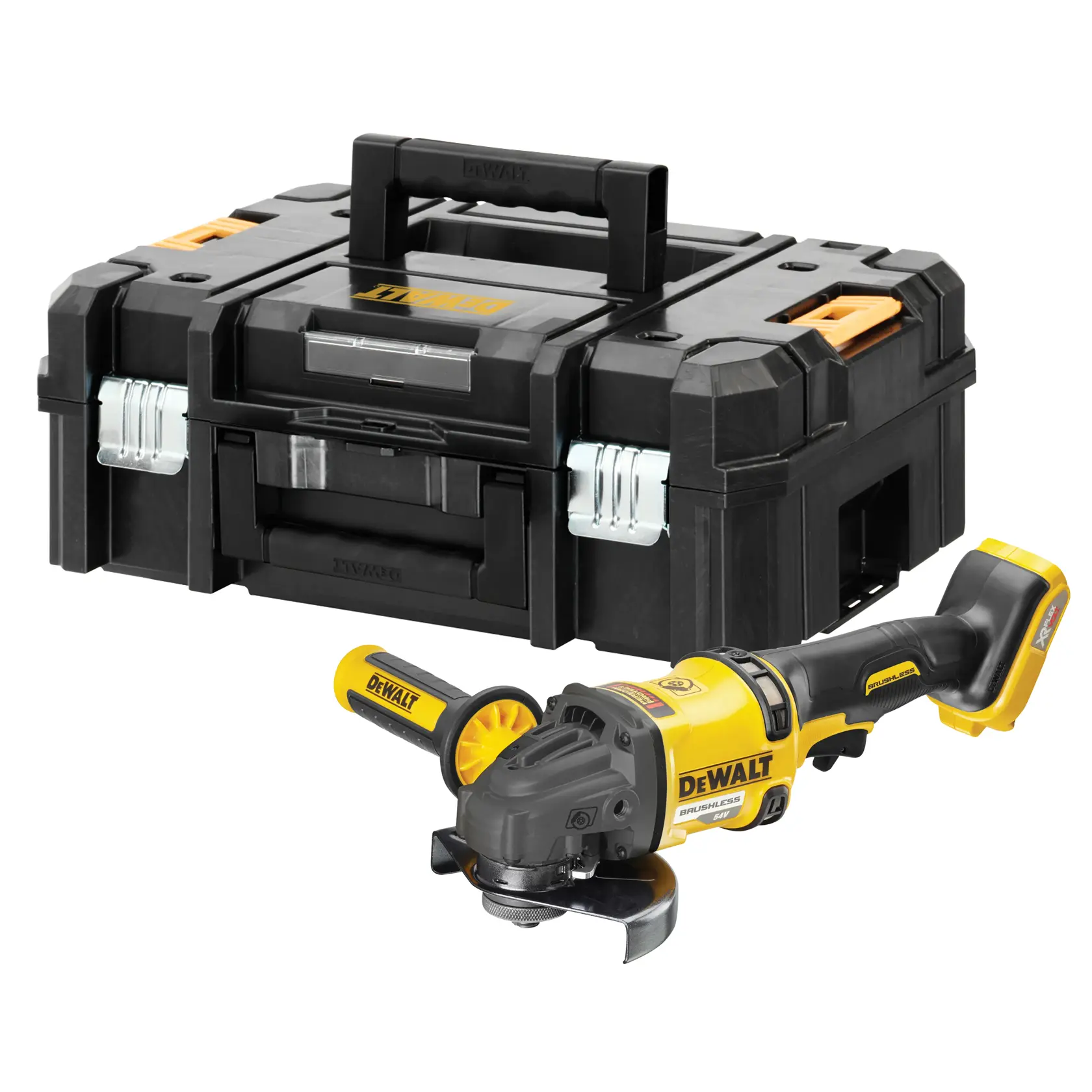 54V XR® FLEXVOLT® 125mm úhlová bruska s boční rukojetí (pouze nářadí)