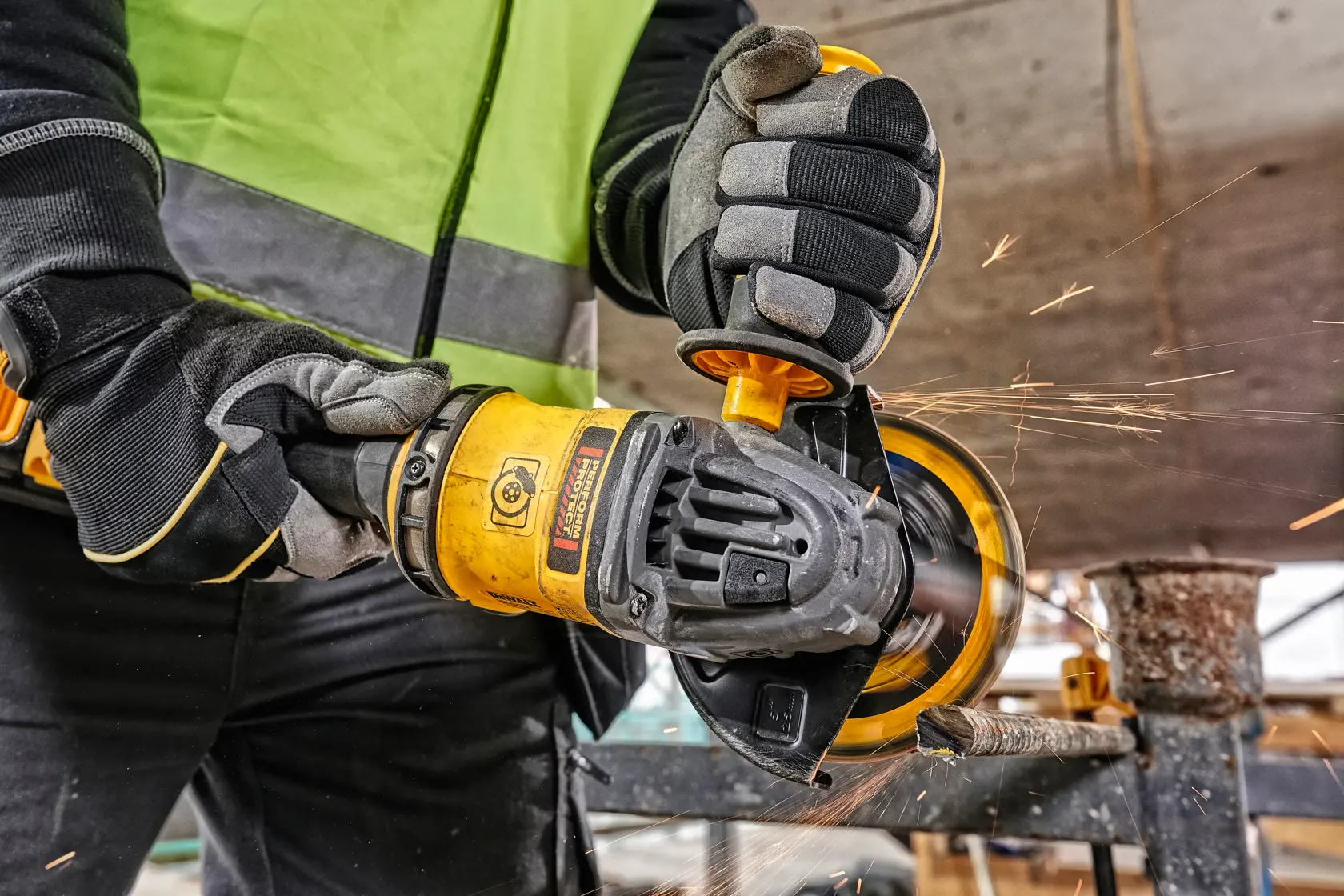 54V XR® FLEXVOLT® 125mm úhlová bruska s boční rukojetí (pouze nářadí)