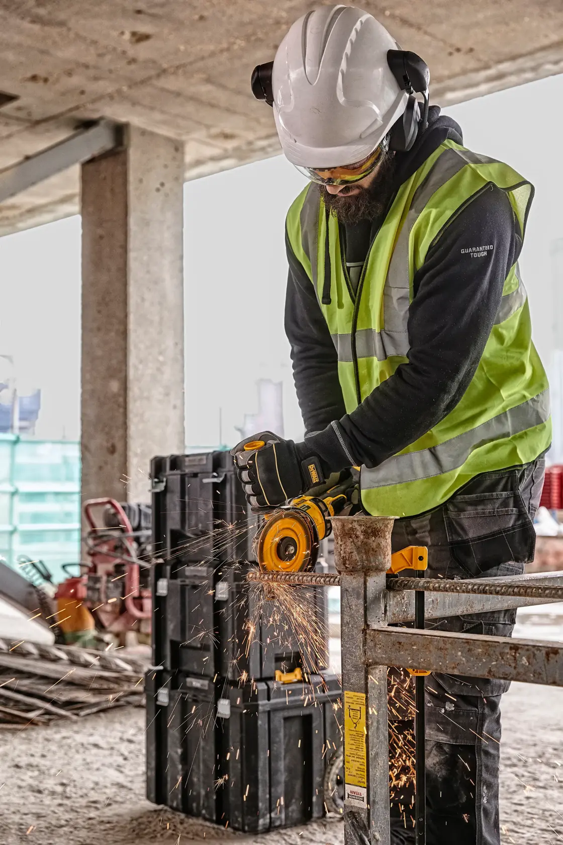 54V XR® FLEXVOLT® 125mm úhlová bruska - 2x 6Ah FLEXVOLT®