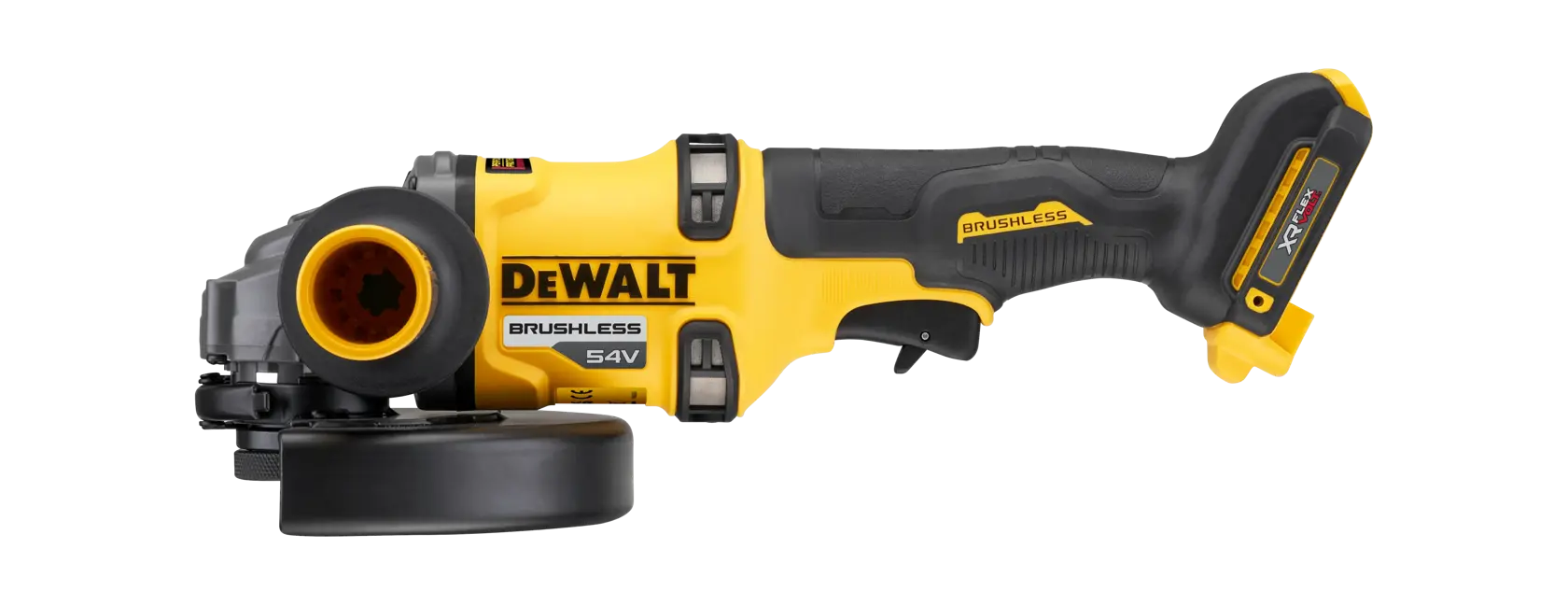 54V XR® FLEXVOLT® 180mm úhlová bruska s boční rukojetí (pouze nářadí)