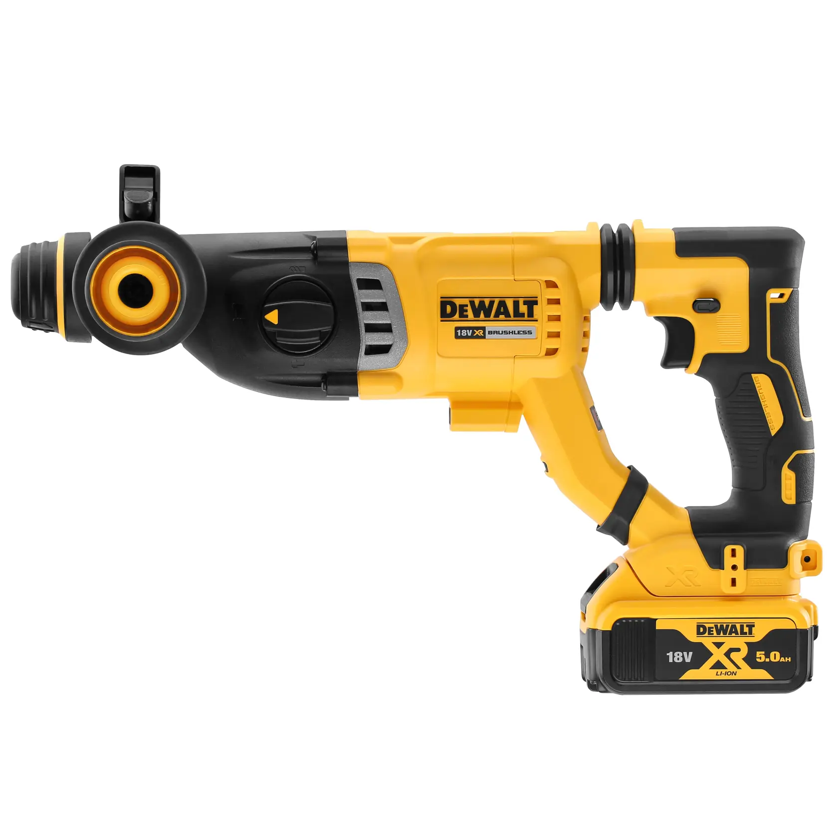 Vrtací kladivo SDS-Plus 28 mm 18 V XR s bezuhlíkovým motorem - 1 × 5 Ah