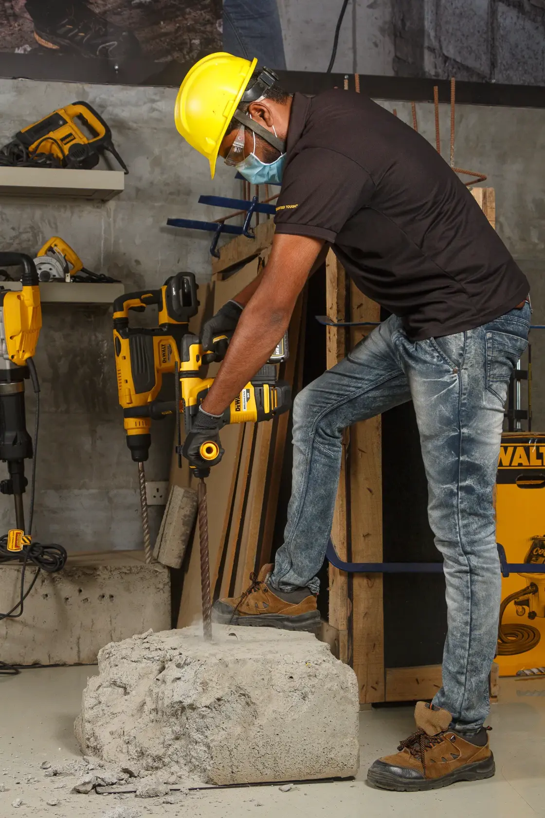 54V XR FLEXVOLT kombinované kladivo 30 mm - bez baterie v kufru
