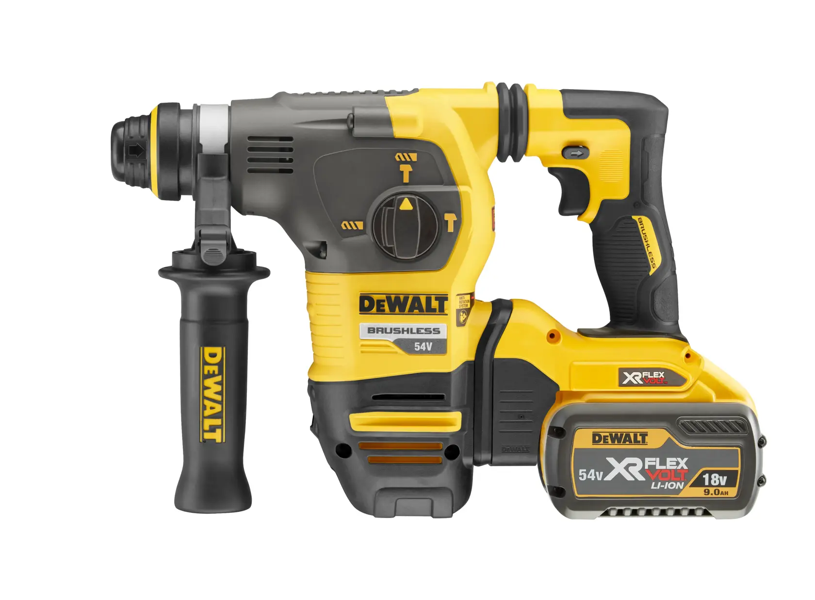 54V XR FLEXVOLT kombinované kladivo 30 mm - 9,0 / 3,0 Ah