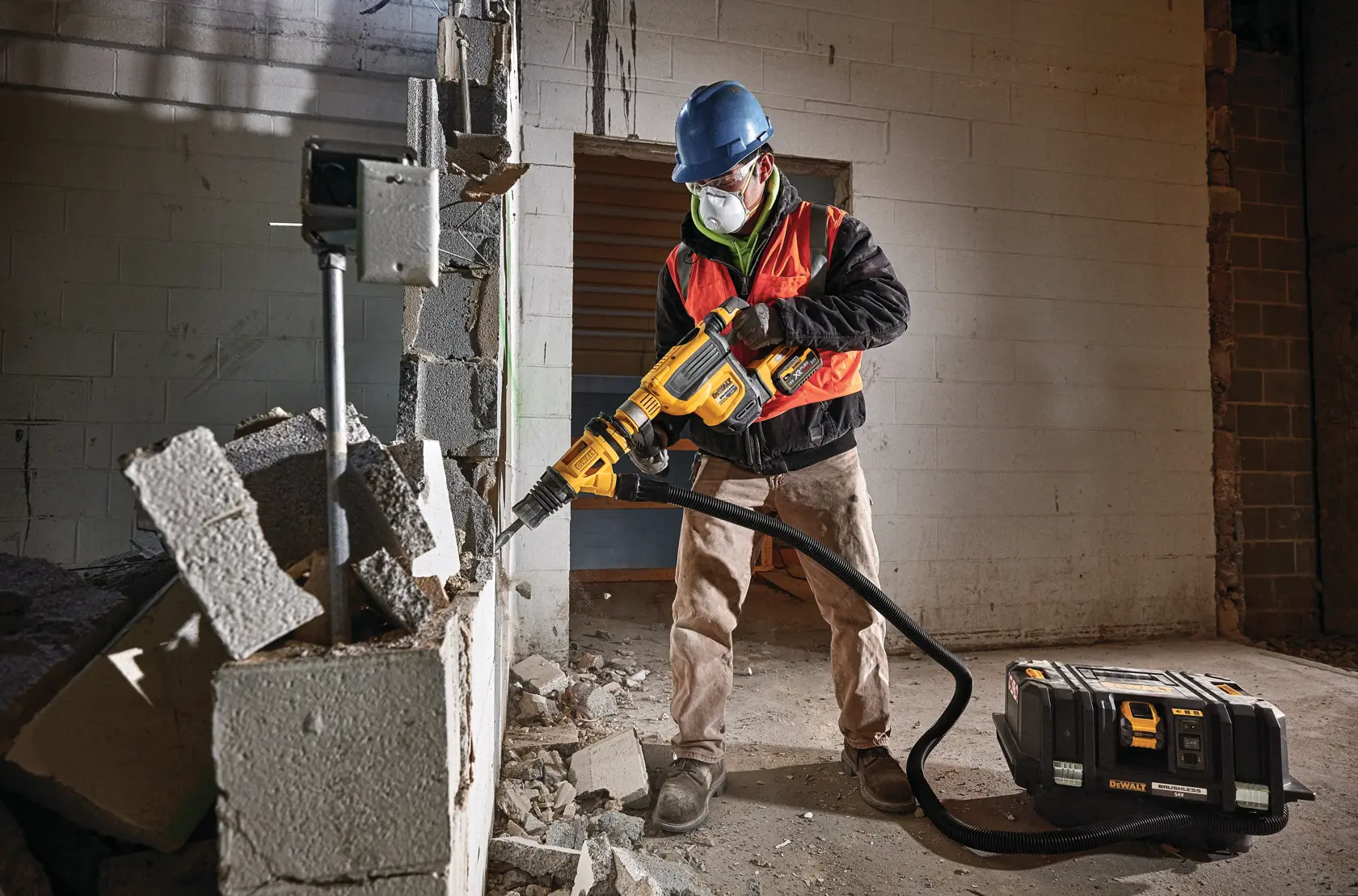 Vrtací kladivo SDS-Max 54 V XR FLEXVOLT 45 mm - Bez baterie
