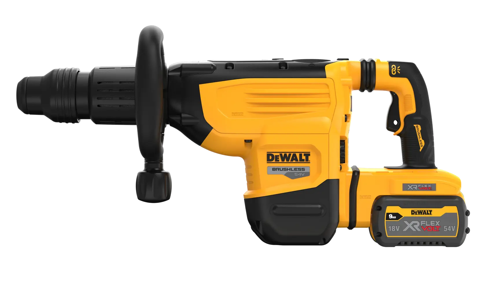 54V XR® FLEXVOLT® sekací kladivo SDS Max - 2x 9Ah