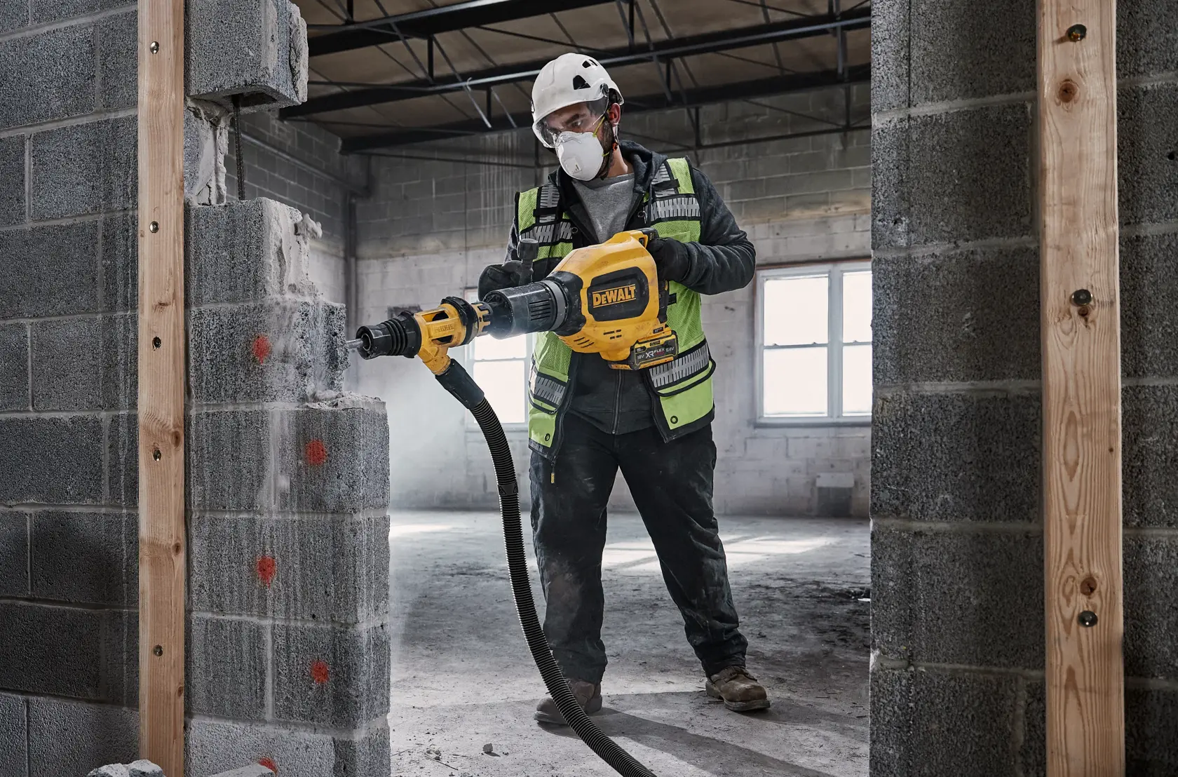 BOURACÍ KLADIVO 54 V XR FLEXVOLT 11 KG - bez akumulátoru