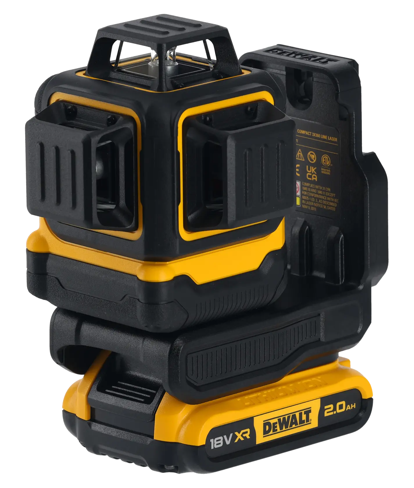 18V XR sada kompaktního laseru 3 x 360°