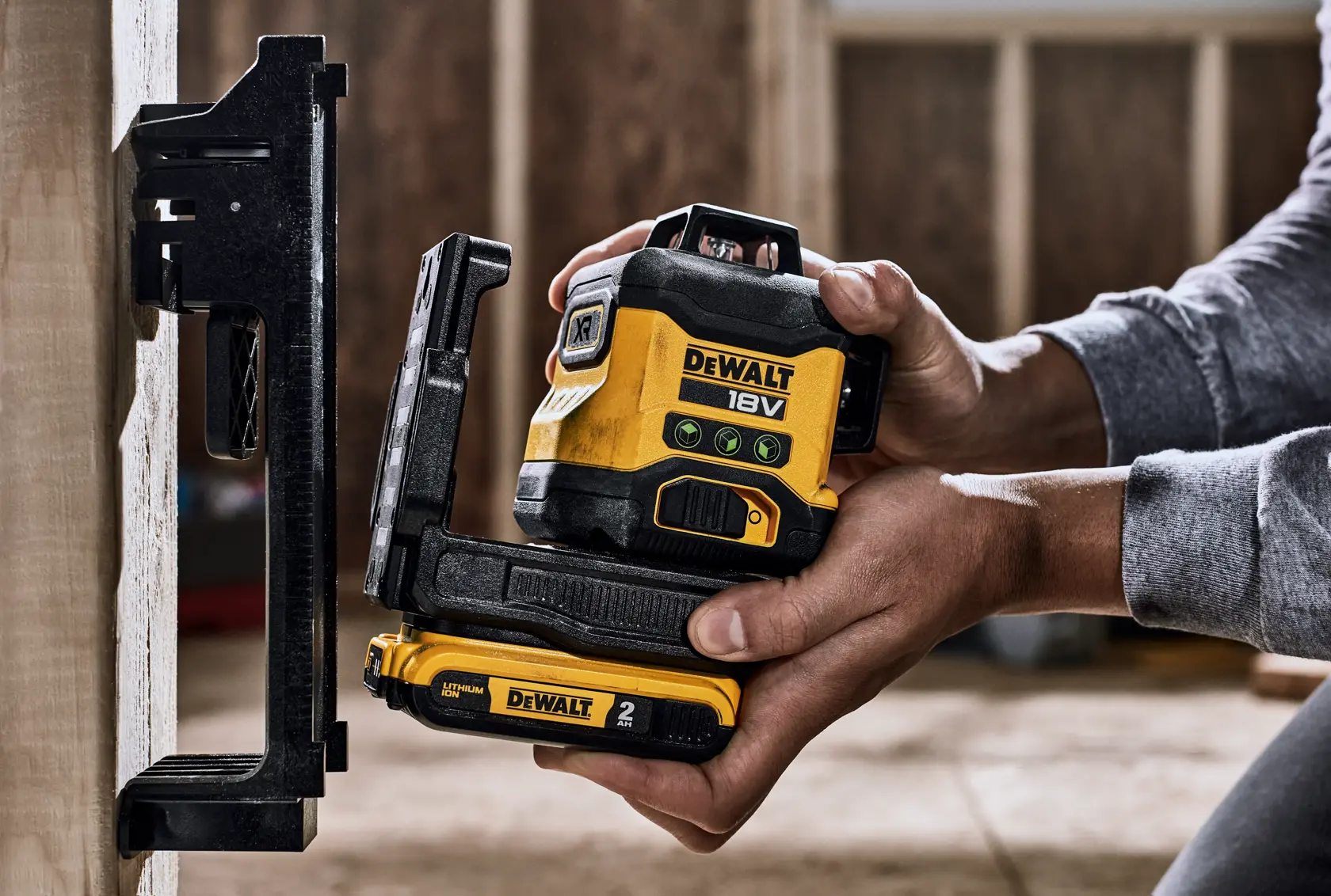 18V XR kompaktní laser 3 x 360° bez akumulátoru a nabíječky