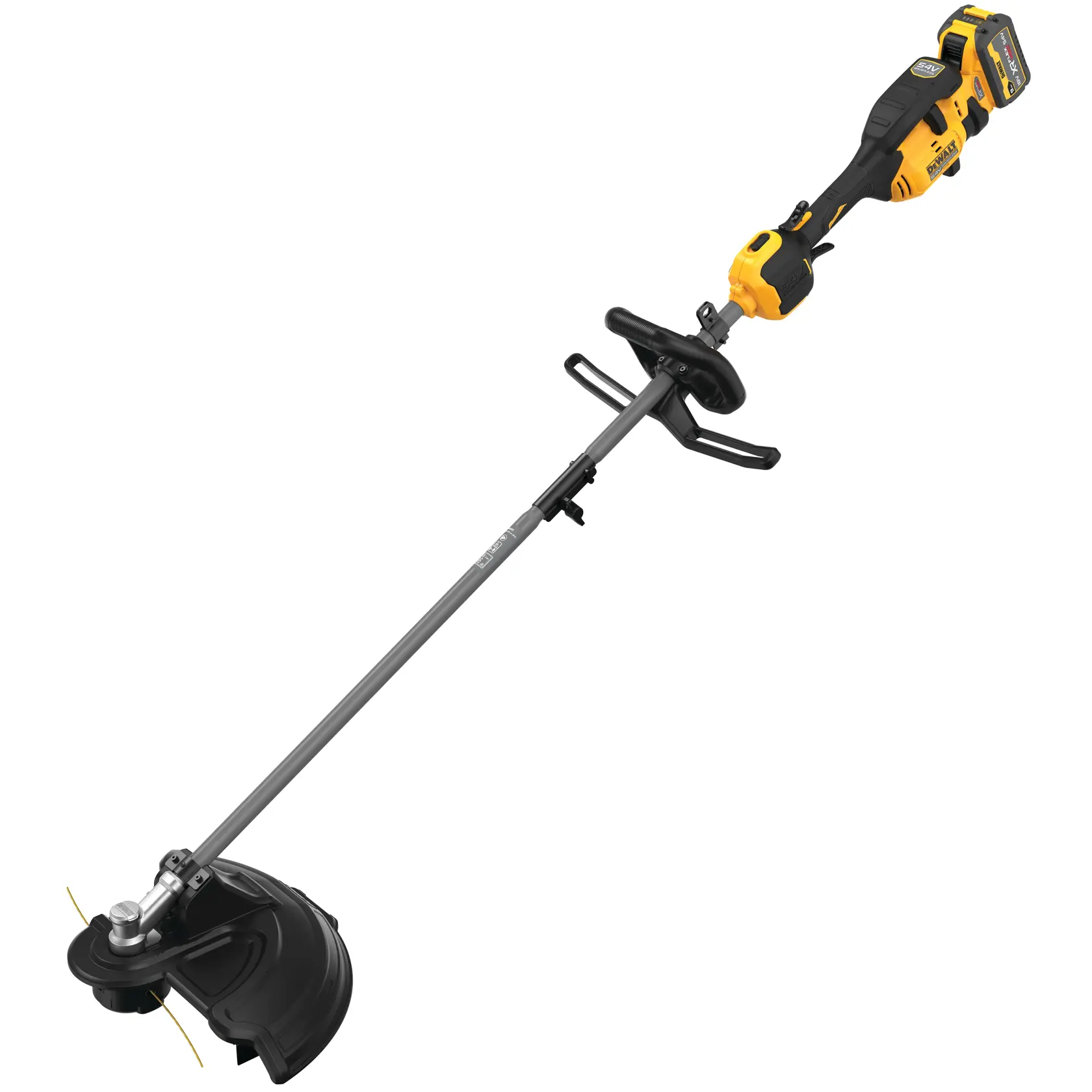 Split boom strunová sekačka s dělenou násadou 1x 54V FLEXVOLT 9Ah