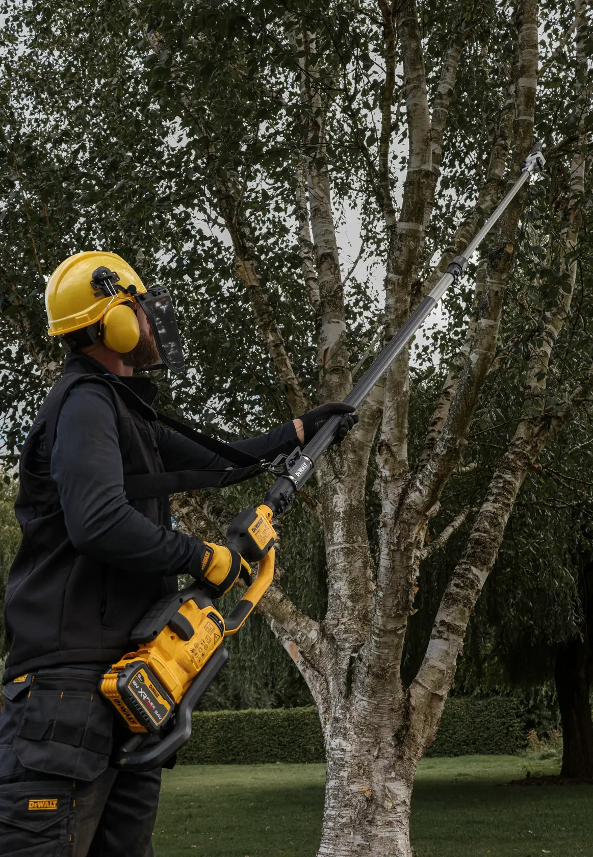 Split boom strunová sekačka s dělenou násadou 1x 54V FLEXVOLT 9Ah
