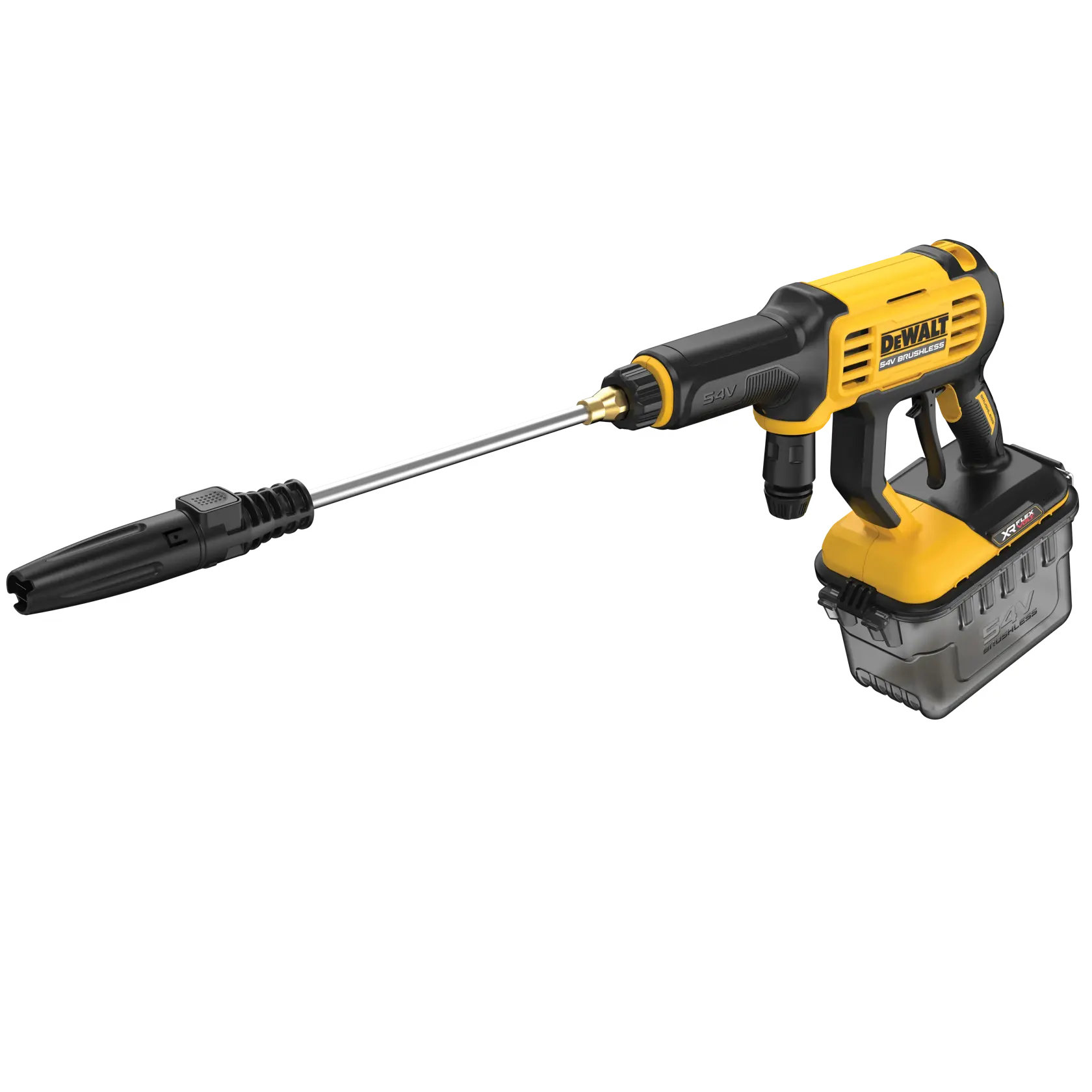 DEWALT hidrolavadora inalámbrica DCMPW1000N, DCMPW1000N-XJ, amarillo-negro, producto fotográfico.