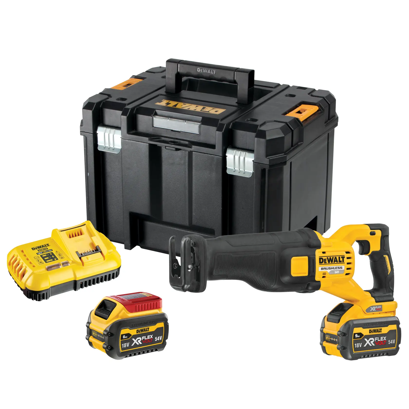 54V XR® FLEXVOLT® mečová pila - 2x 9Ah