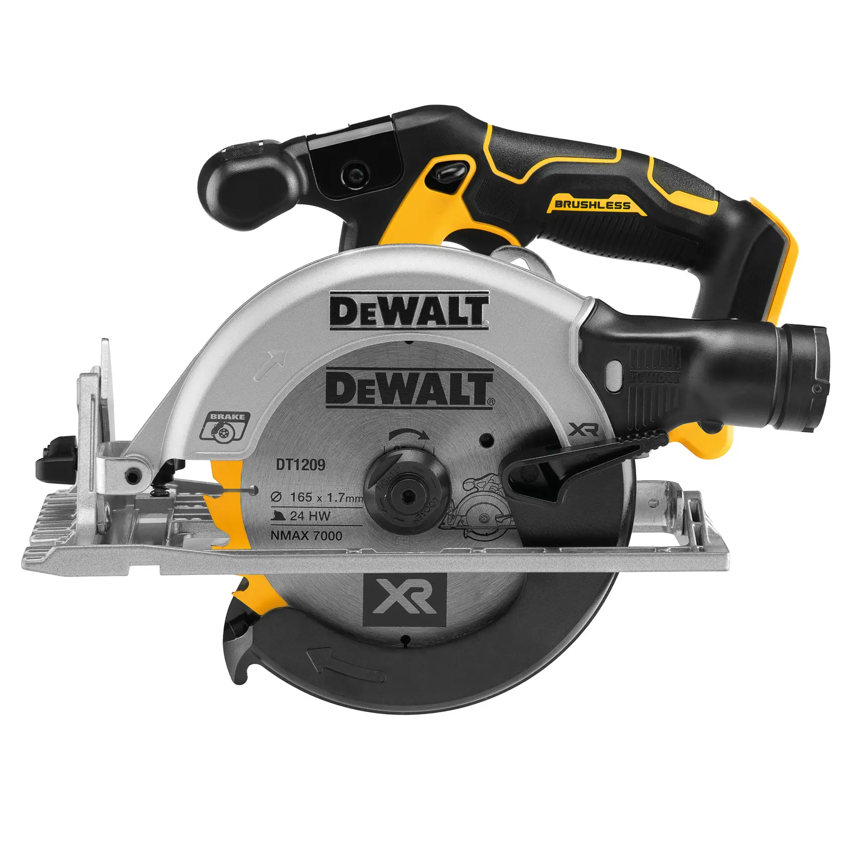 Kotoučová pila 18V XR 165mm - samotný stroj