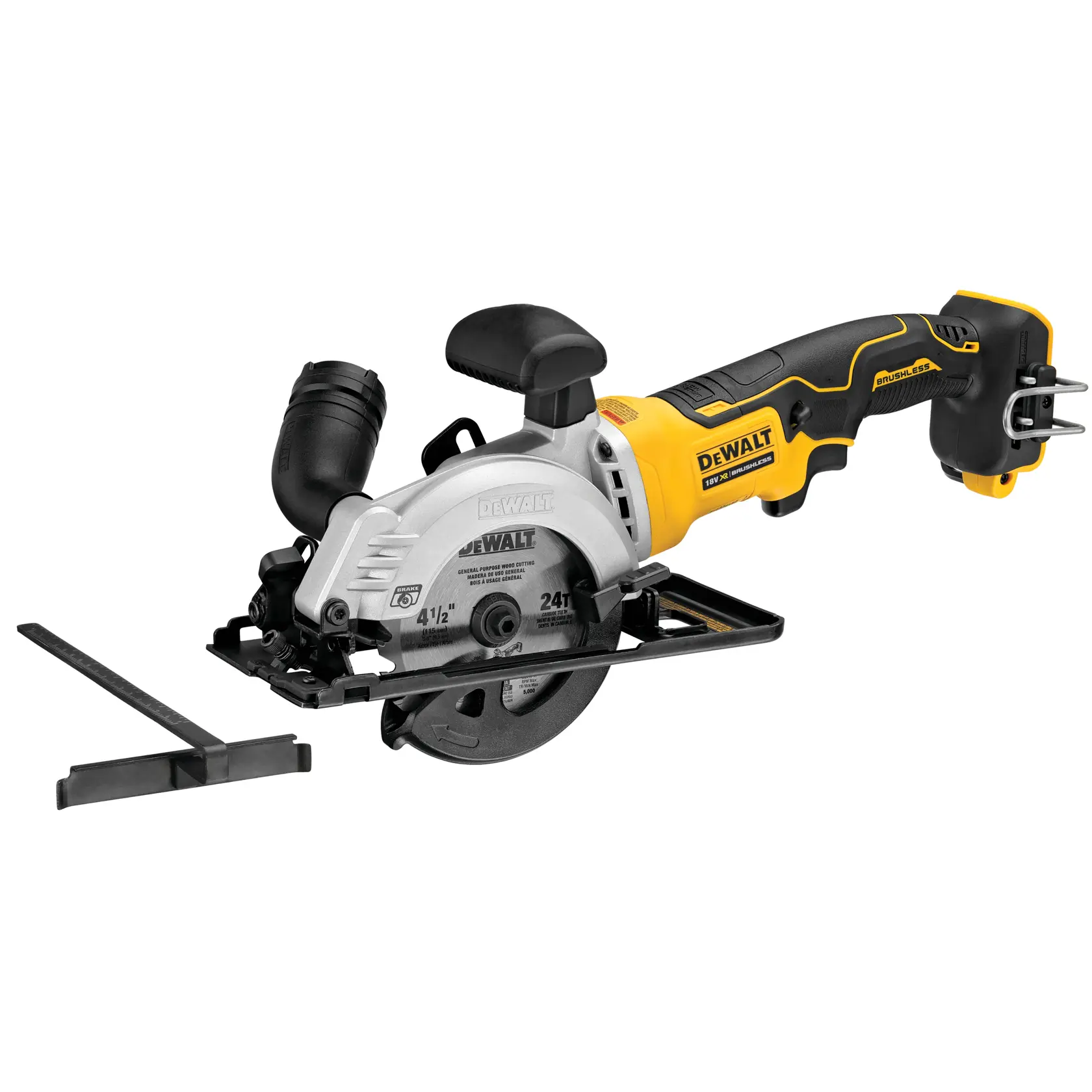 Kompaktní kotoučová pila 115 mm 18 V XR s bezuhlíkovým motorem - Bez baterie