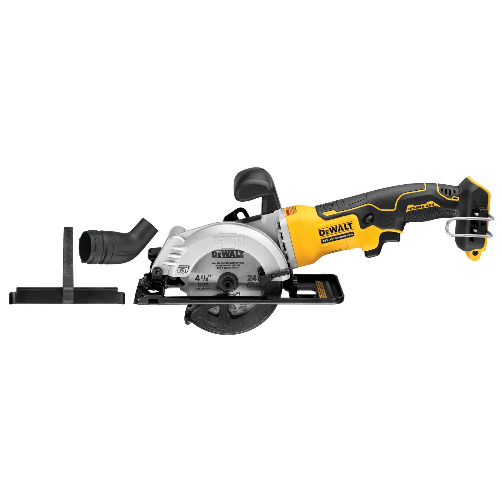 Kompaktní kotoučová pila 115 mm 18 V XR s bezuhlíkovým motorem - Bez baterie