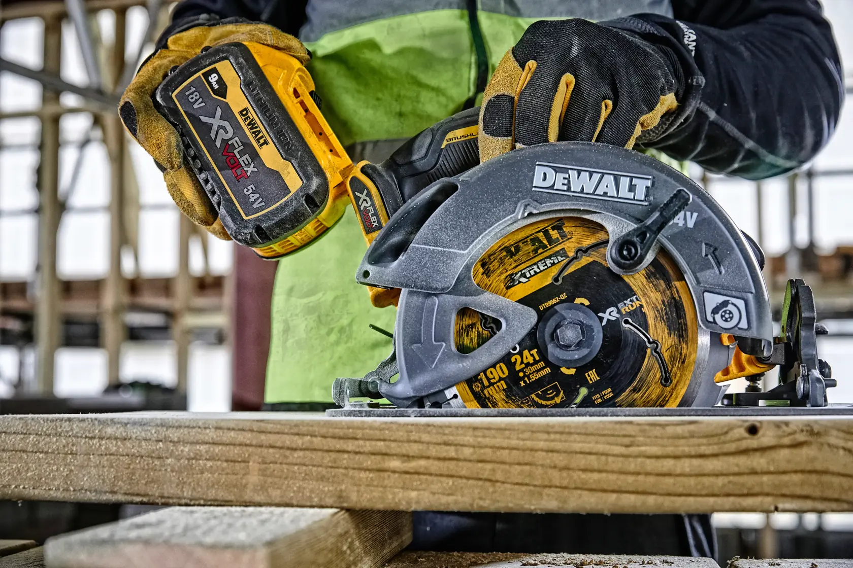 54V XR® 190mm kotoučová pila FLEXVOLT® (pouze nářadí)