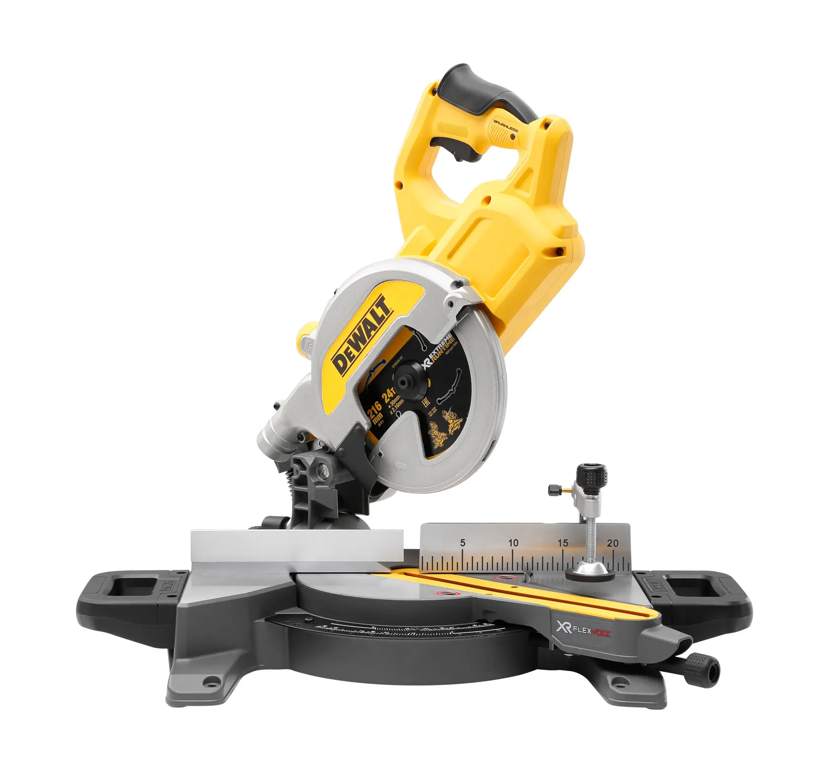 54V XR FLEXVOLT 216 mm pokosová pila - bez baterii