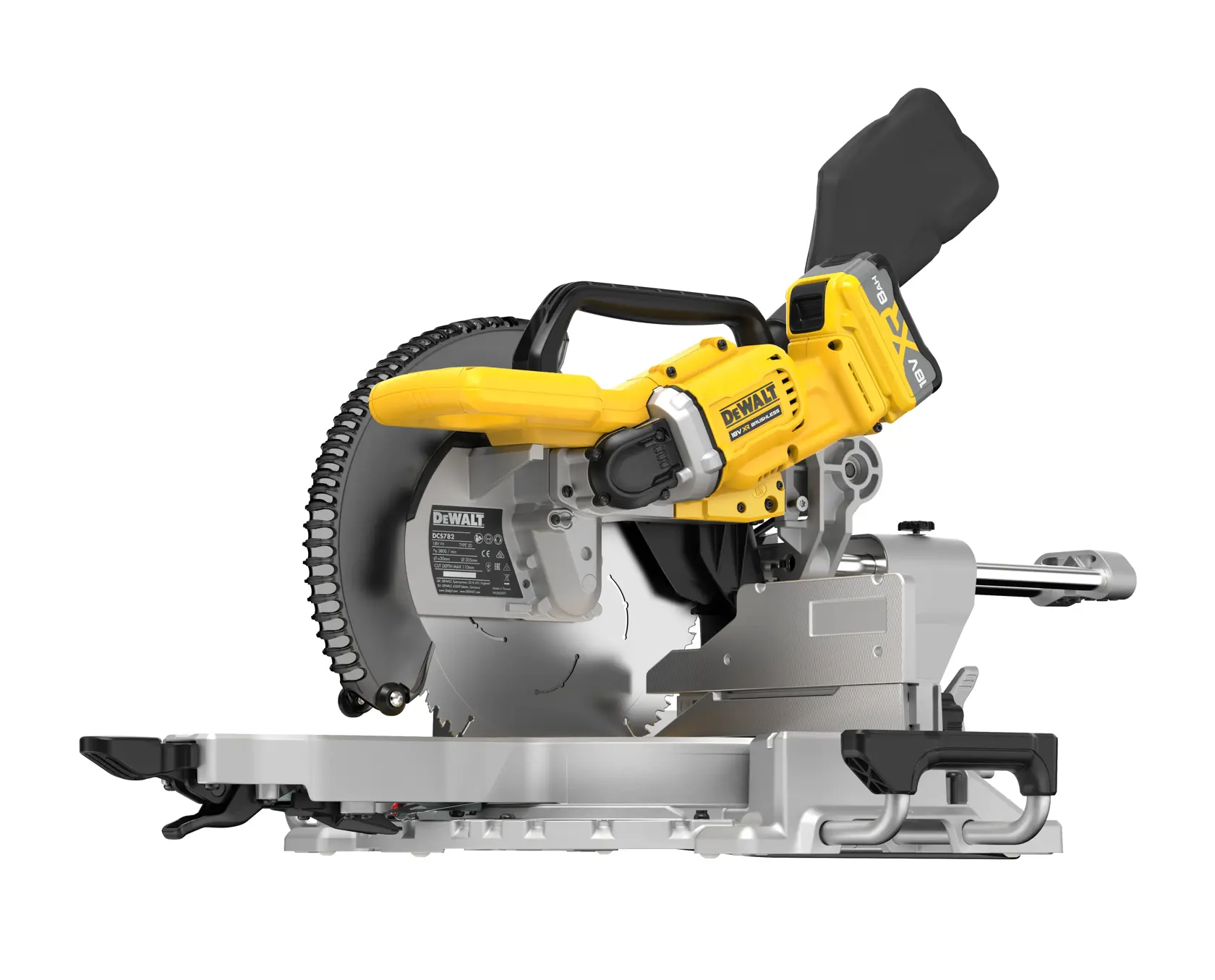 18V XR® 305mm pokosová pila - 2x 8 Ah