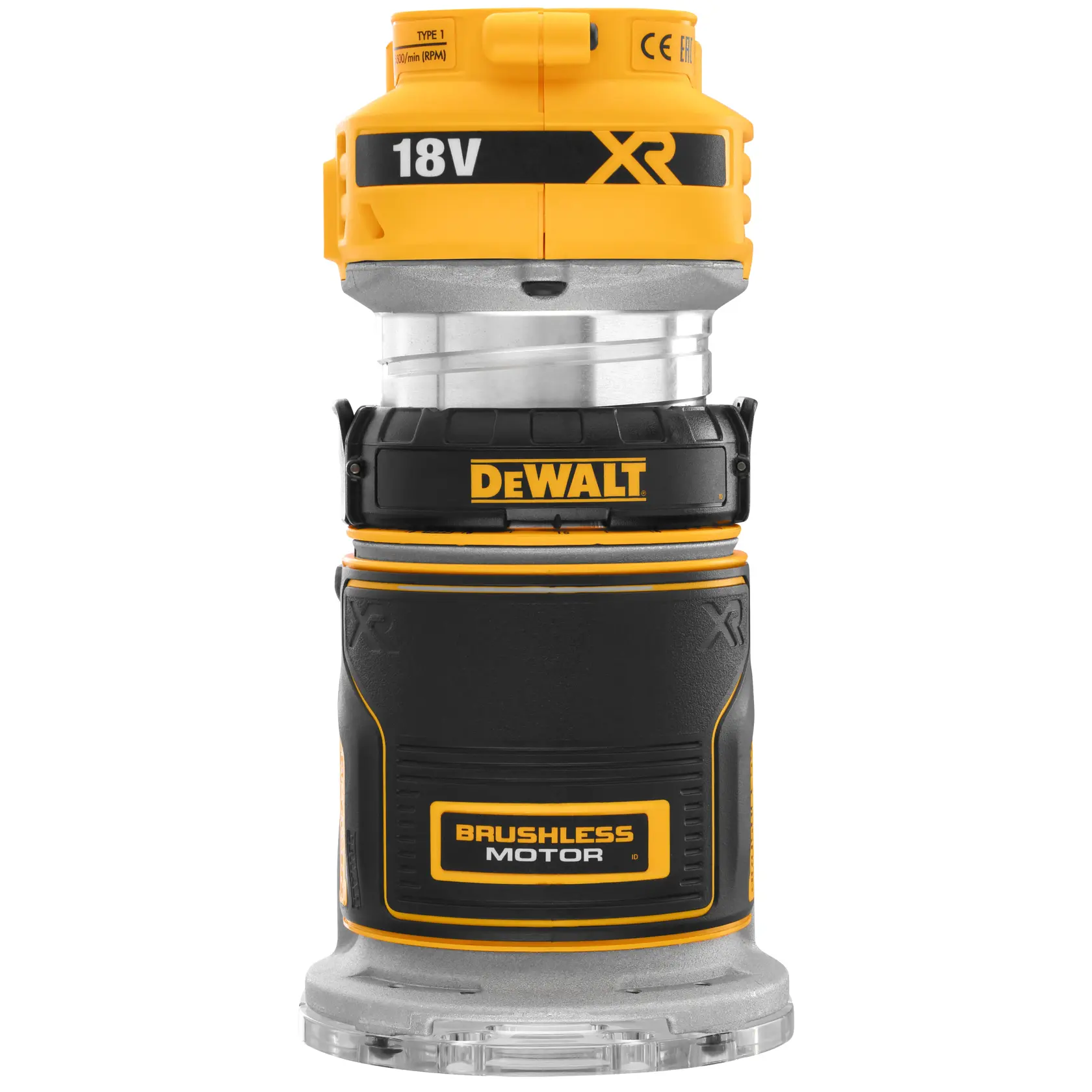 Frézka 8 mm (1/4") 18 V XR s bezuhlíkovým motorem - Bez baterie