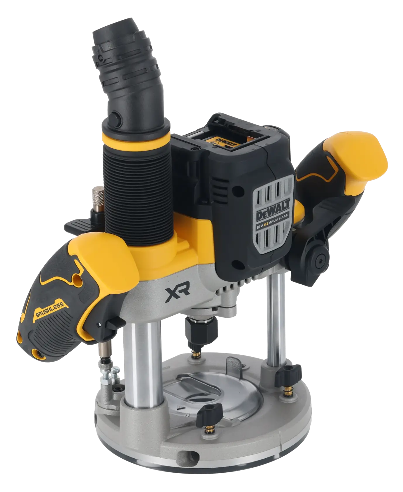 18V XR Bezuhlíková 70mm horní frézka - samotná jednotka