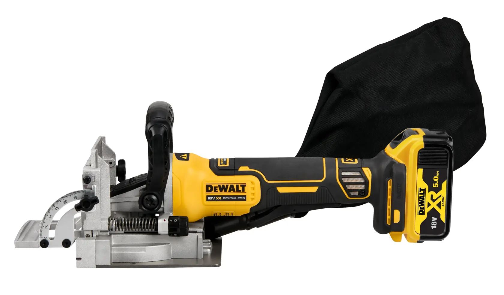 18V XR® drážkovací frézka s bezuhlíkovým motorem - 2x 5Ah