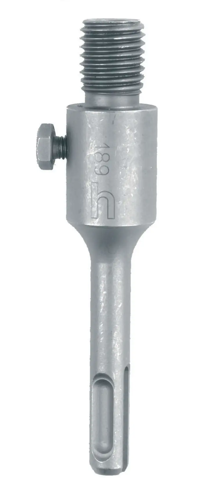 DEWALT DT6751 SDS Plus drill bit adapter, metal, for connecting holesaws to drills.