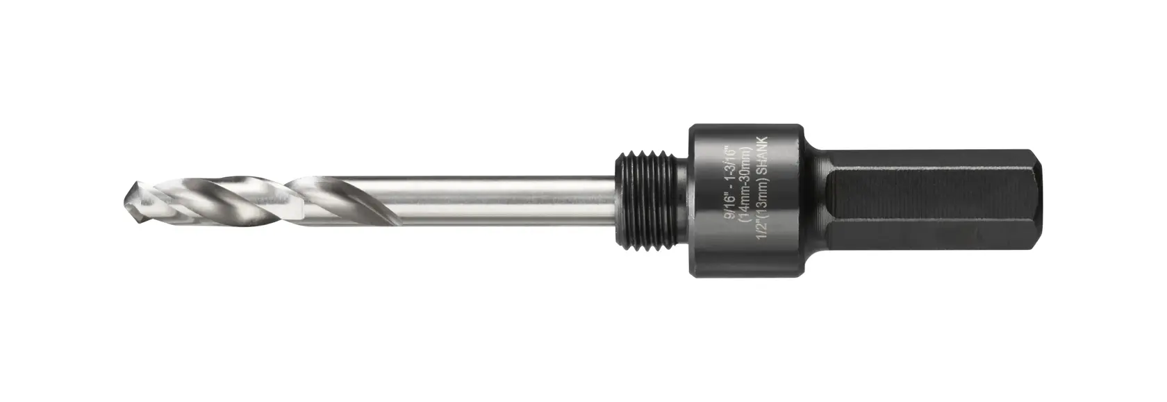 Upínací trn ø 13 mm s vodicím vrtákem pro všechny korunky DEWALT (Ø14 - 30 mm)