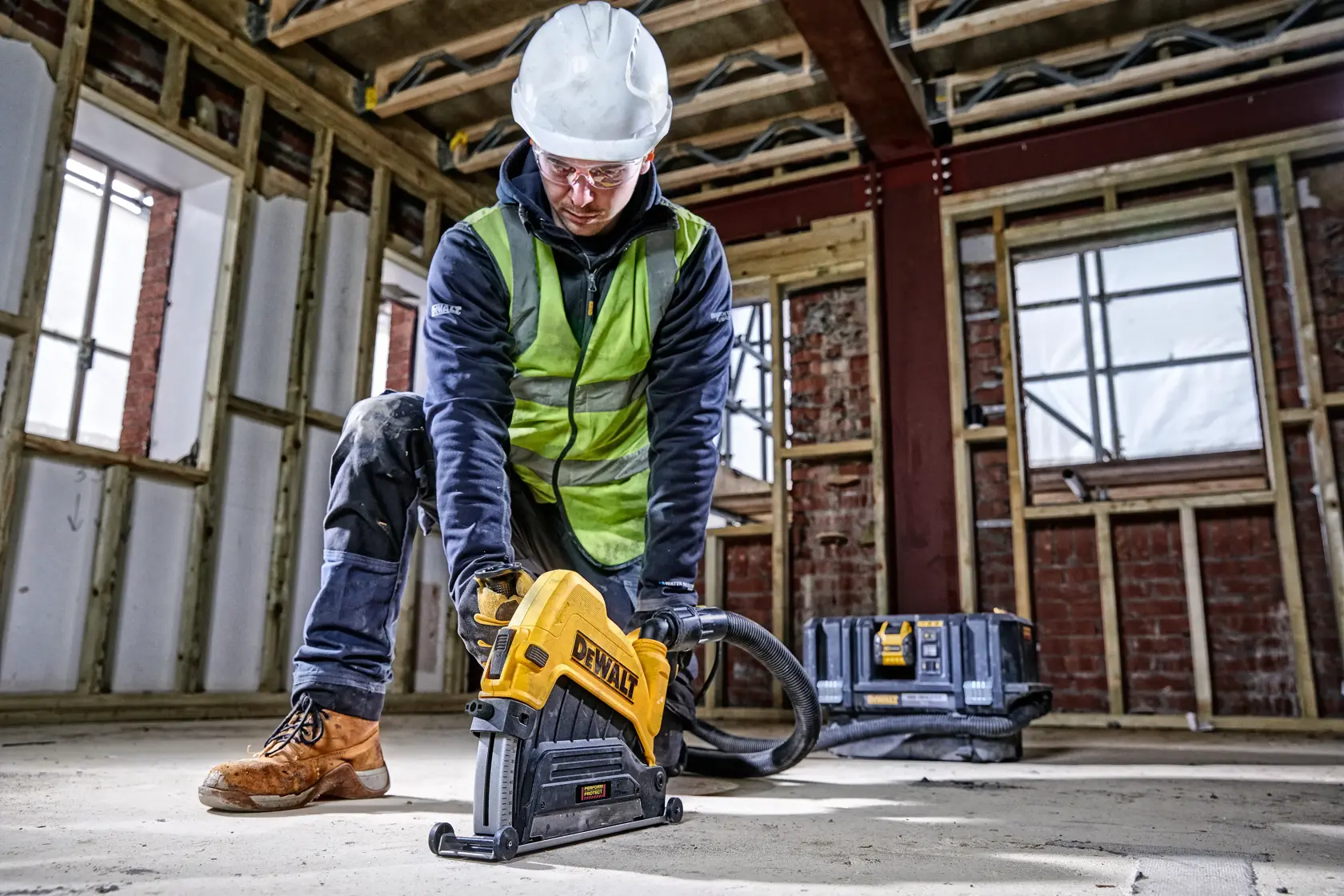 Ochranný kryt na řezání betonu pro úhlovou brusku 230 mm