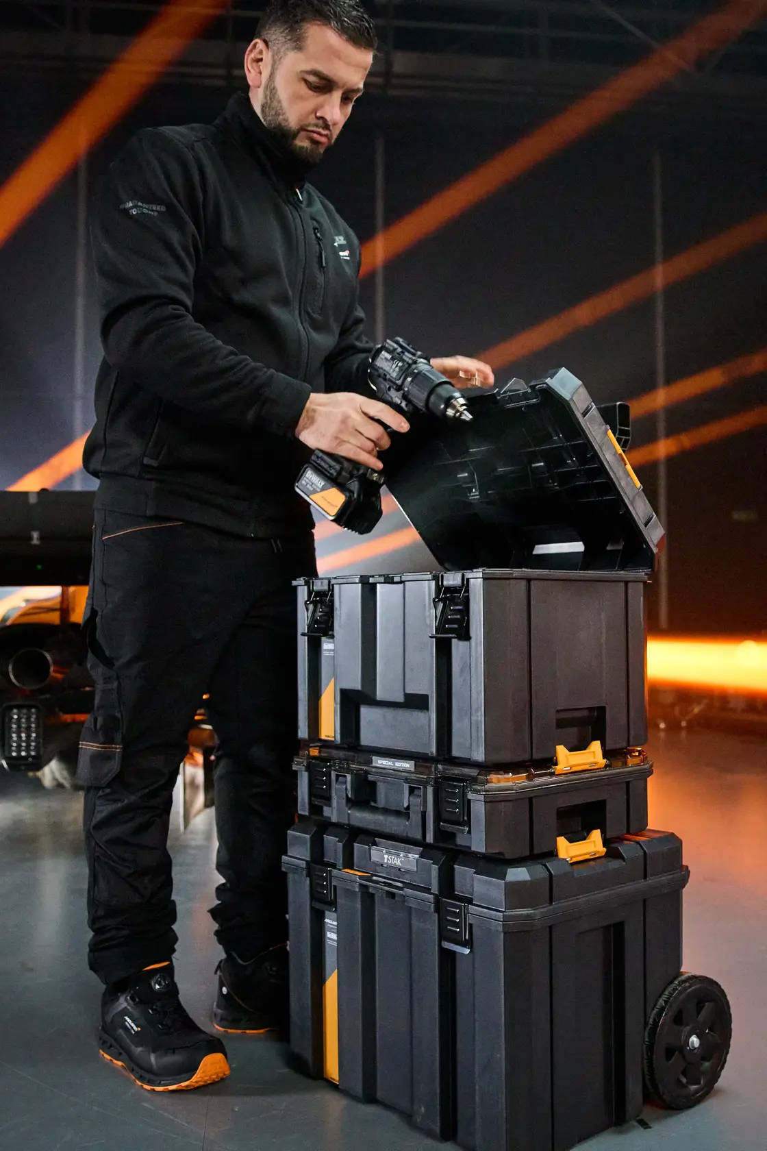 DEWALT x McLaren 3v1 TSTAK Tower
